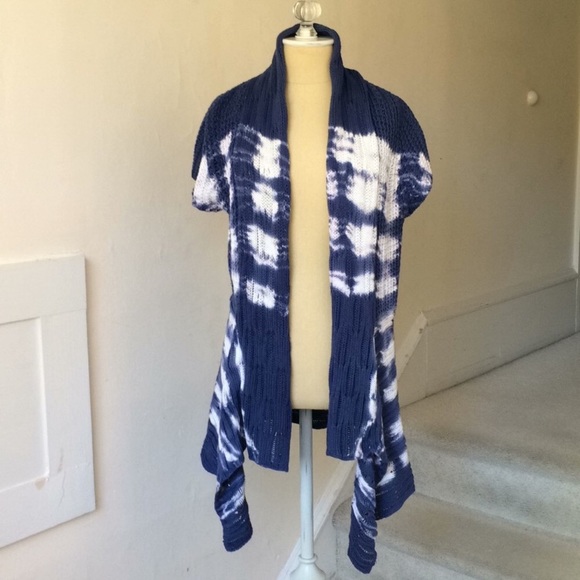 Pure Hand Knit Sweaters - 🌵 Pure Handknit Tie Dye Sweater Cardigan EUC